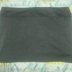 Charcoal grey miniskirt